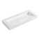 Maho 47.4 in. Rectangular White Composite Granite Stone Console Bathroom Vanity Sink