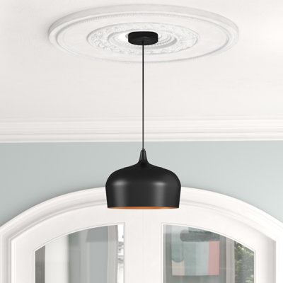 Luminaire suspendu en forme de dôme à 1 lumière Reiner