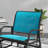Porch Glider Set Of 2, Metal Frame Swing Glider Chairs With Breathable Mesh Fabric, Curved Armrests And Steel Frame For Garden, Poolside, Backyard, Balcony-629057943