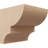 6"W x 6"D x 6"H Ridgewood Rough Cedar Woodgrain TimberThane Corbel, Primed Tan-88290230