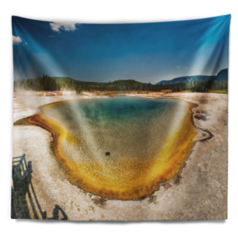 Tapisserie panoramique Schafer Yellowstone, H 32 po x l 39 po