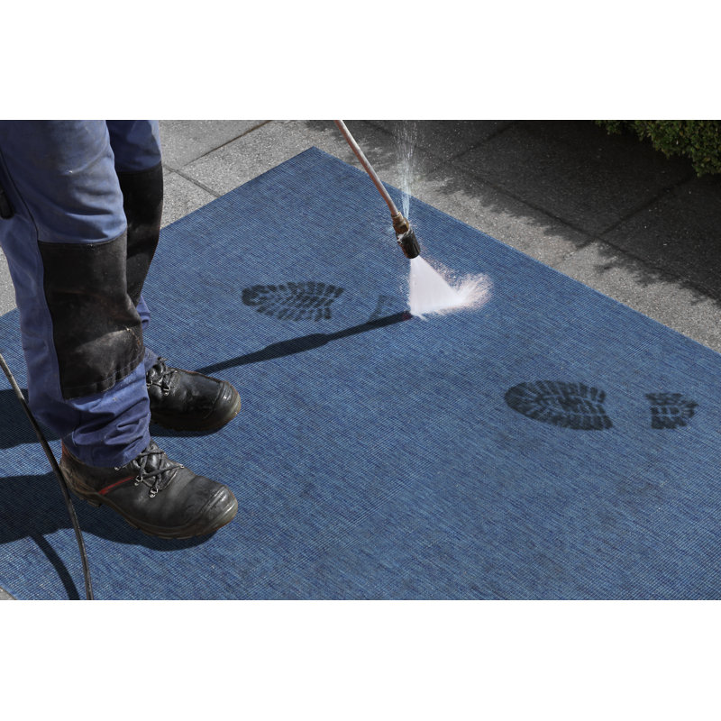 Miami Flatweave Blue Rug, Rectangle 160cm x 230cm