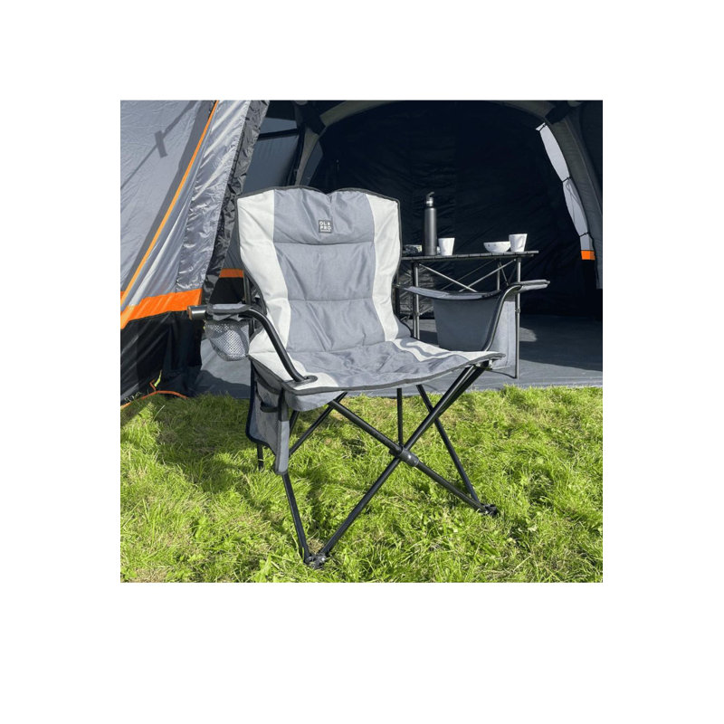 Folding Camping Chair, Grey