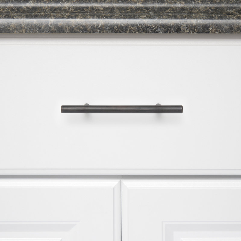 Oil Rubbed Bronze Bar Cabinet Pulls with Mounting Hardware, 10-Pack