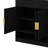 59.1" Farmhouse Sideboard Buffet With 3 Drawers & 4 Doors, Storage Cabinet With Adjustable Shelf & Open Compartments-688283896