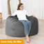 Housse de fauteuil à billes lavable pour fauteuil rond-712636365-712636364