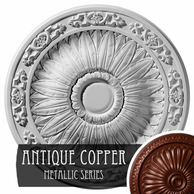 20 médaillons de plafond Lunel de 20 1/4 po x P 1 1/2 po (convient aux auvents jusqu'à 3 3/4 po)