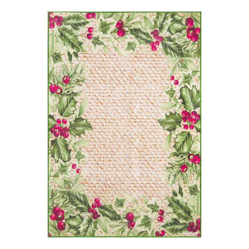 Tapis d'extérieur Jill Zarin, Rectangle 6 pi 1 po x 9 pi