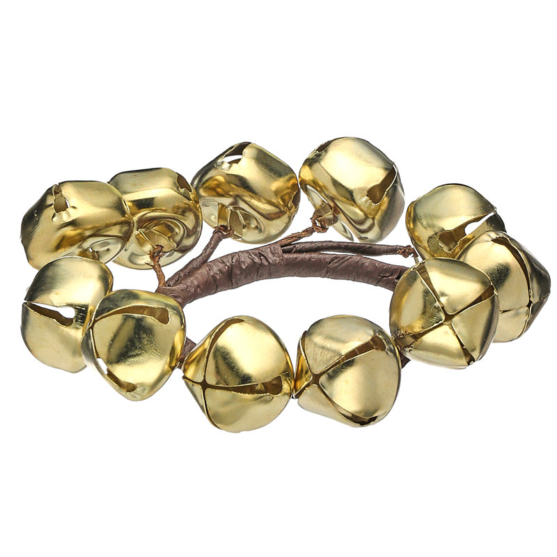 Anneau de bougie 3,5 "Jingle Bell, Gold