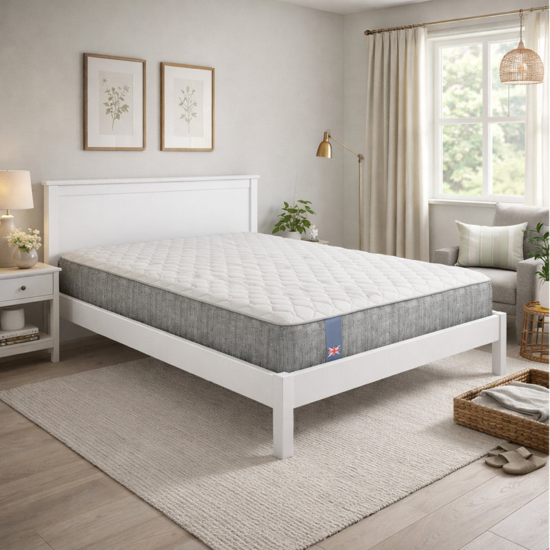 Medium Support Hybrid Mattress with Pocket Springs and Memory Foam, Single (3')
