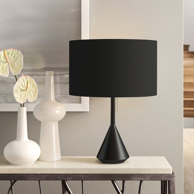 Flask Table Lamp, Black