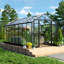 Grower’s Haven Polycarbonate Greenhouse Double Swing Doors 2 Vents 5.2FT Added Wall Height-90597046