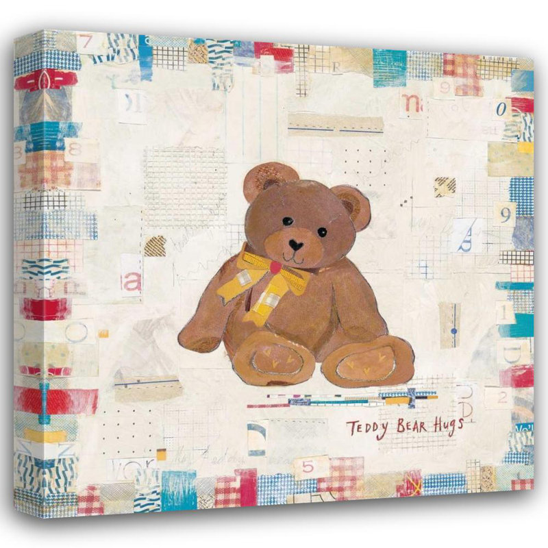 Ophelia & Co., "Pope, Kate and Elizabeth", reproduction d'art sur toile tendue: Teddy Bear Hugs, H 36 po x l 36 po