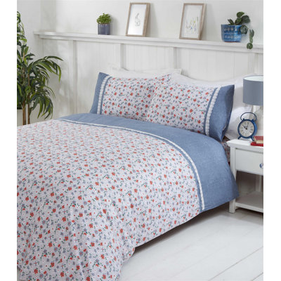 Brill Floral Bedding with Pillowcases Included