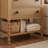 22" Modern Nightstand with 2 Soft-Close Drawers, Oak Veneer Finish, Solid Wood Legs, Tool-Free Fast Assembly, Storage Bedside Table for Bedroom, Minimalist End Table-1176984687-1189425138