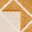 Tapis géométrique doré / ivoire Arauz-949948978