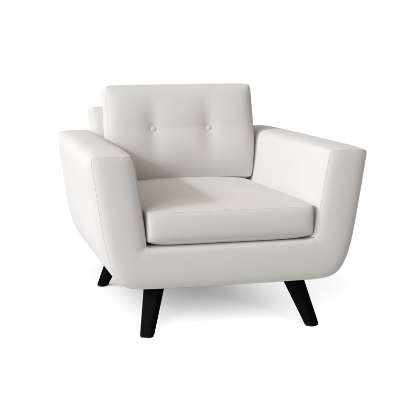 Fauteuil Callie, Blanc Klein, Noir, Moyenne