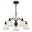 Becky 5 - Light Steel Chandelier-22240837