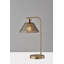 Lampe de bureau en métal Anastasia