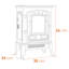 The Ripon Adam 38 cm W Black Electric Stove with 6824.28 BTU