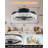 Disco Ceiling Fans with Lights,7 Color Disco Ball Modes, Flush Mount Low Profile Ceiling Fan with Light and Remote Control Dimmable 3 Color Reversible Motor 6 Speeds for Bedroom Living Room Party