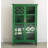 Green Solid Wood Display Cabinet With Glass Doors