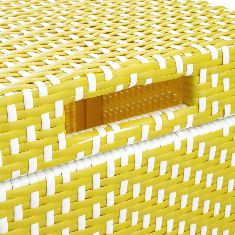 Corbeille pour déchets Tides, Jaune