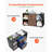 2 Drawer Wooden File Cabinet, Mobile Filing Cabinet with Open Shelves, Lateral Rolling File Storage with Lockable Wheels, Modern Free Standing Printer Stand for Home, Office, School
