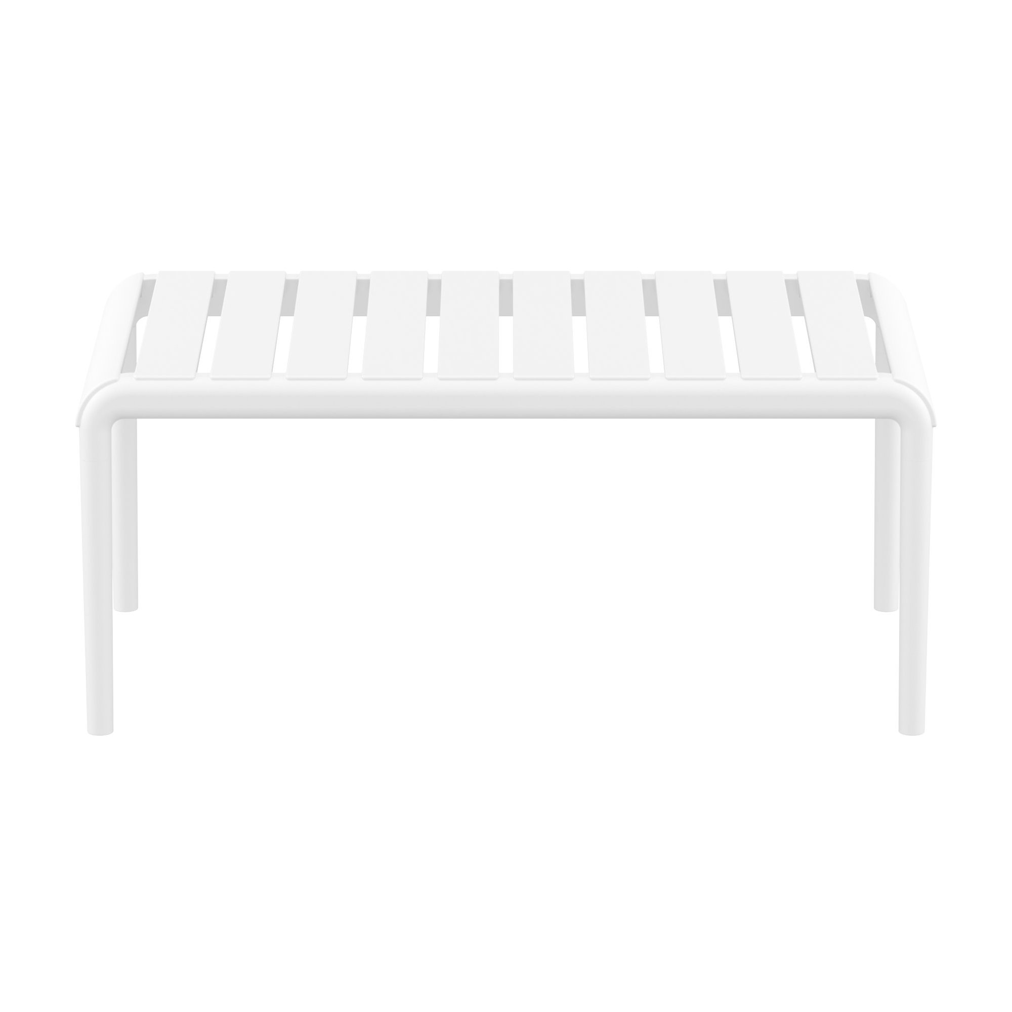 Paris 35'' Outdoor Coffee Table, White