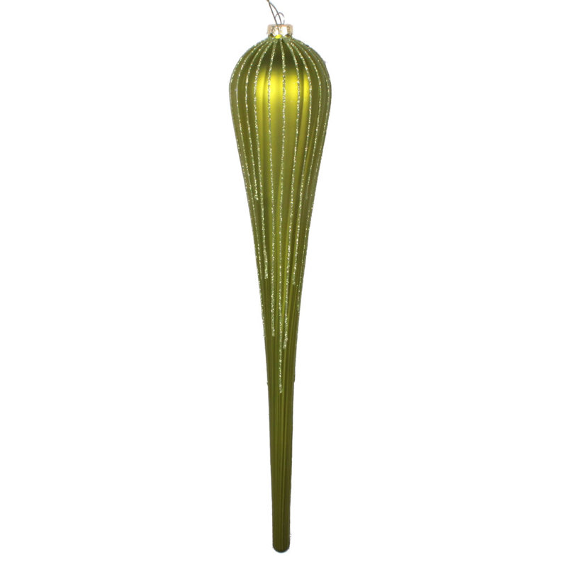 Ornement de Noël à paillettes, Vert