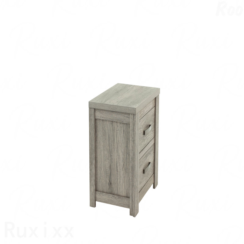 Light Gray Oak Nightstand