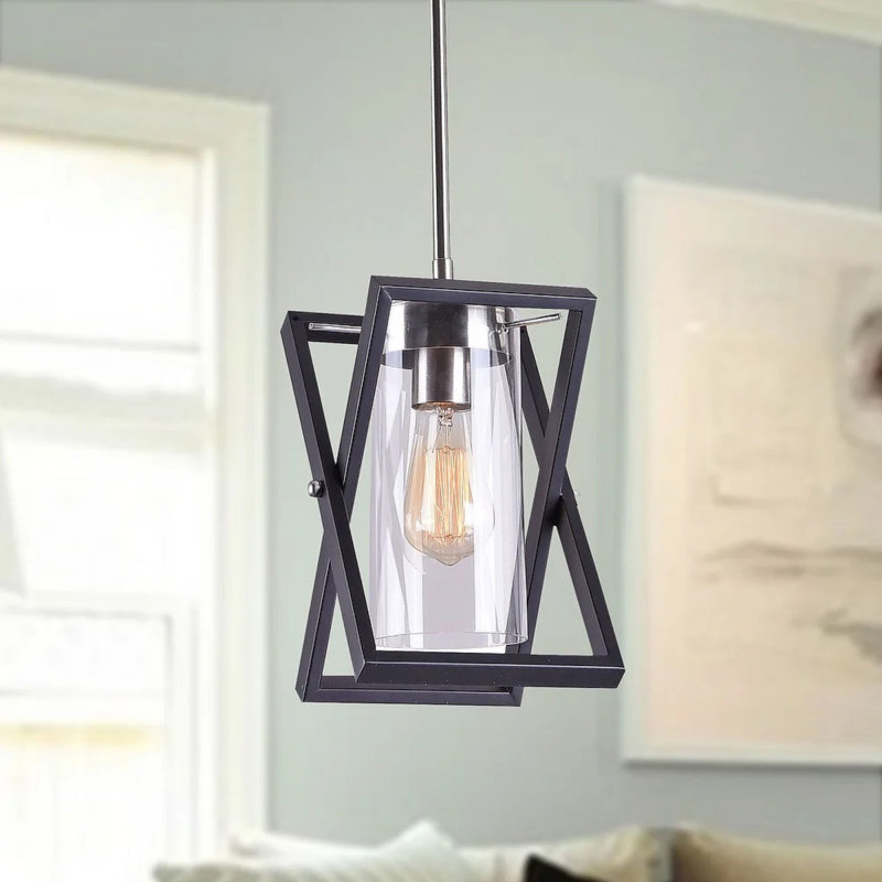 Luminaire suspendu géométrique unique 1 lumière