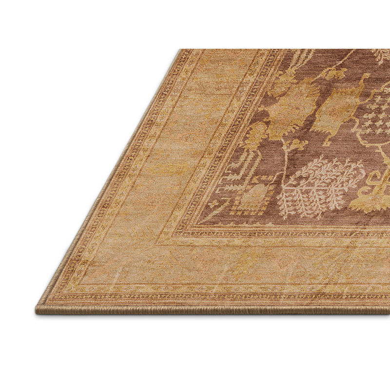 Tapis oriental beige / brun clair, Rectangle 5 pi x 7 pi