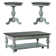 Cassady Cocktail Table Set w/ Two End Tables