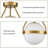 Modern Black Globe Semi Flush Ceiling Light-108792195