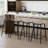 25.6" Modern Bar Stools with Metal Frame（Set of 4）-531927823-531927821