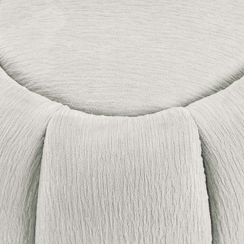 Repose-pieds de rangement Castel, Mélange de polyester platine
