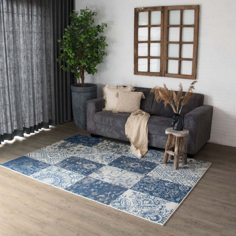 Abril Patchwork Area Rug, Rectangle 200 x 290cm