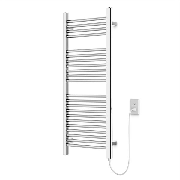 Artos M11145P-CH Denby Towel Warmer 44" x 18" Plug-In Chrome, Chrome, 44" H x 18" W x 5.19" D