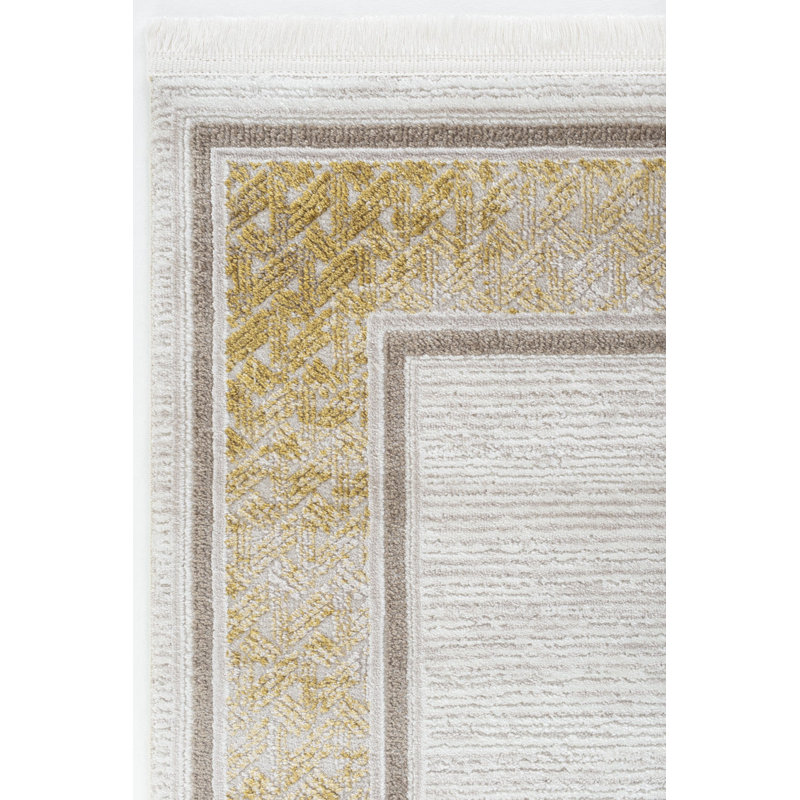 Rohini Striped Indoor / Outdoor Area Rug, Runner 3'3" x 9'10"