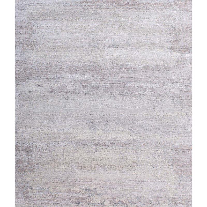 Area Rug in Silver, Rectangle 10' x 14'