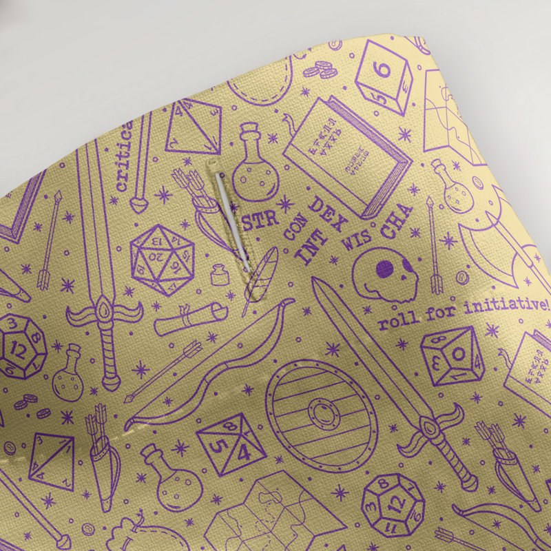 Katelyn Elizabeth Shower Curtain with Liner Included, Yellow/Purple