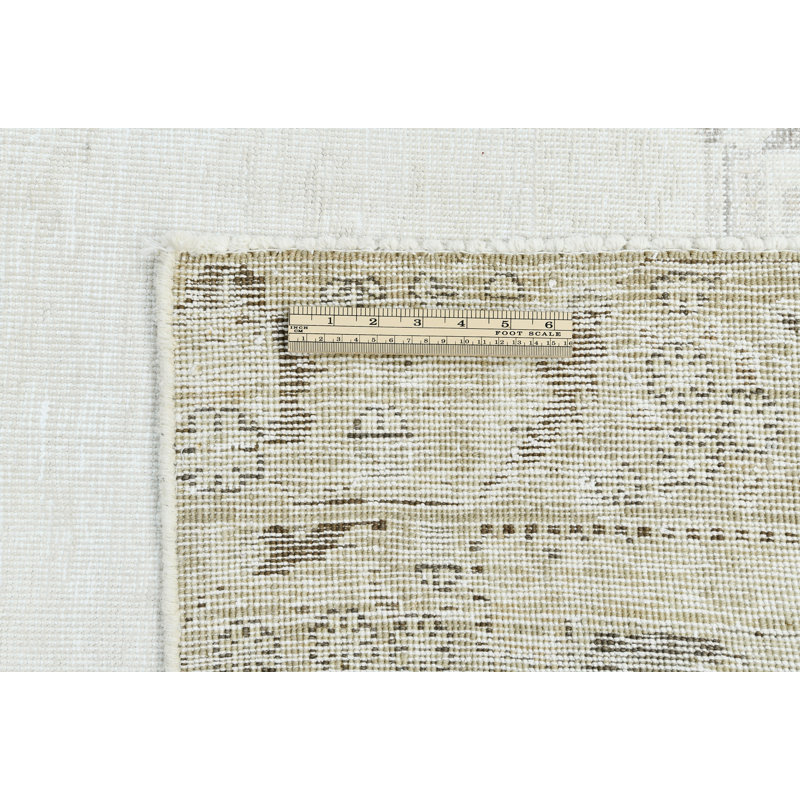 Tapis oriental antique délavé à la main 6X9