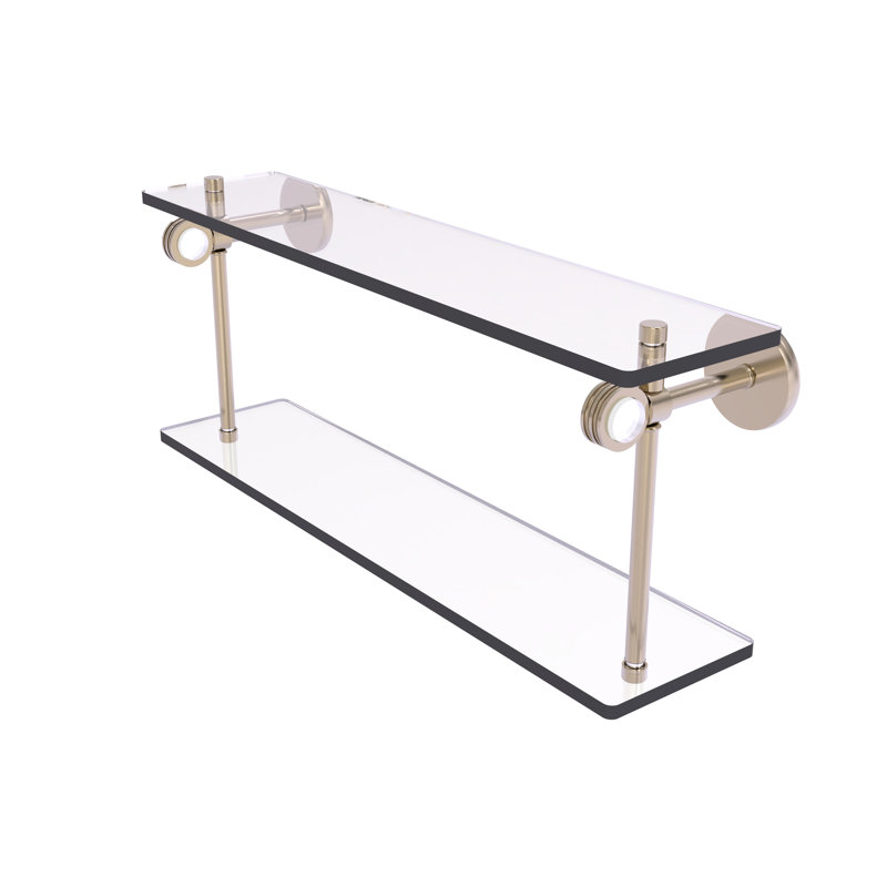 Margolis 2 Piece Tiered Shelf, Antique Pewter