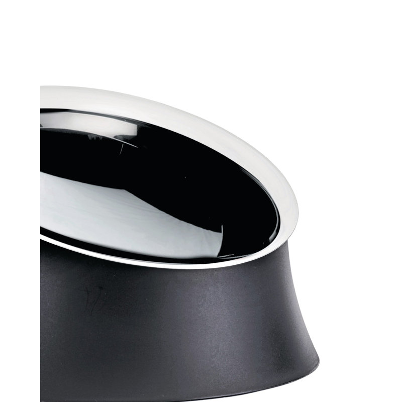 Wowl Dog Bowl, Black, 33 fluid oz