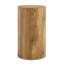 Table basse simple à grain de bois cylindrique, 11,8 pouces de diamètre x 21,6 pouces de hauteur, meubles de salon en bois aggloméré. Convient aux salons de style industriel.-1311208020