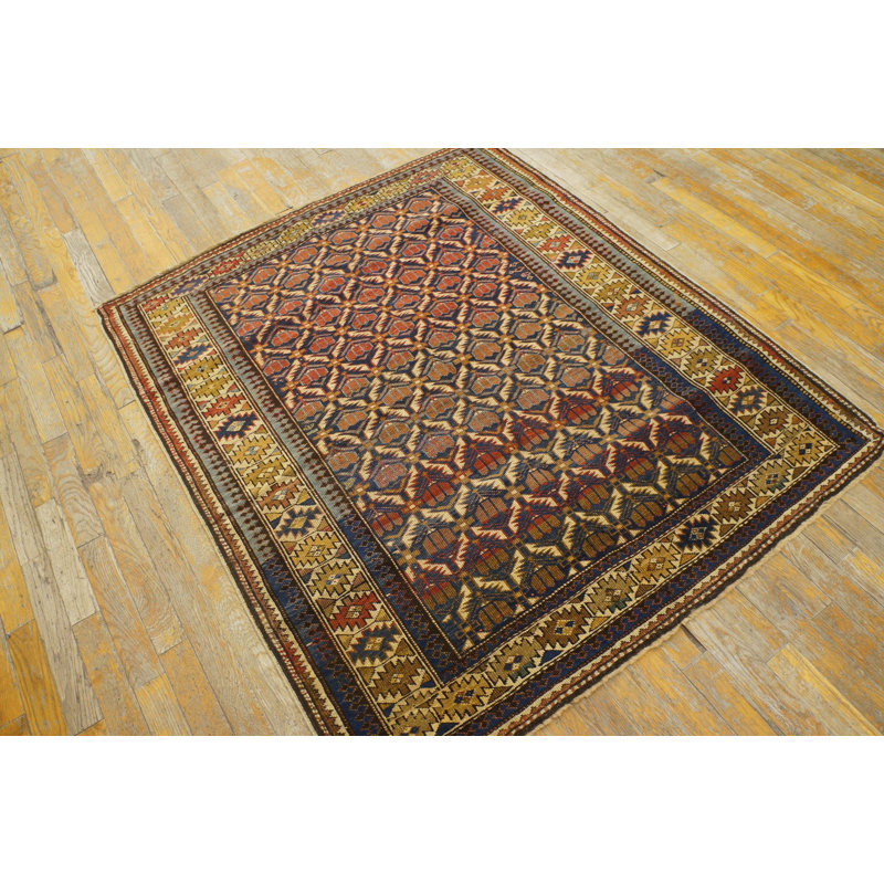 Tapis bleu antique Caucase - Shirvan