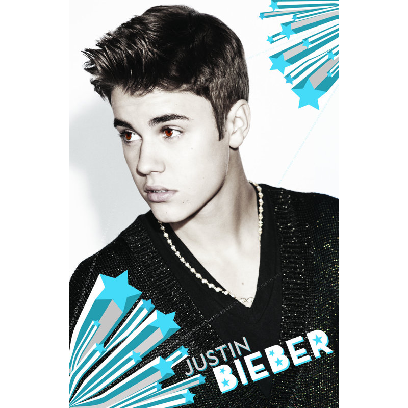 Impression sur papier justin bieber-isard