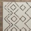 Tapis géométrique en polypropylène tissé à la main Andrais-125905261