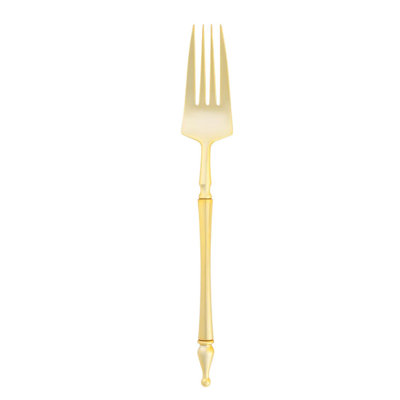 Muchuan Flatware Plastic Gold Dinner Forks